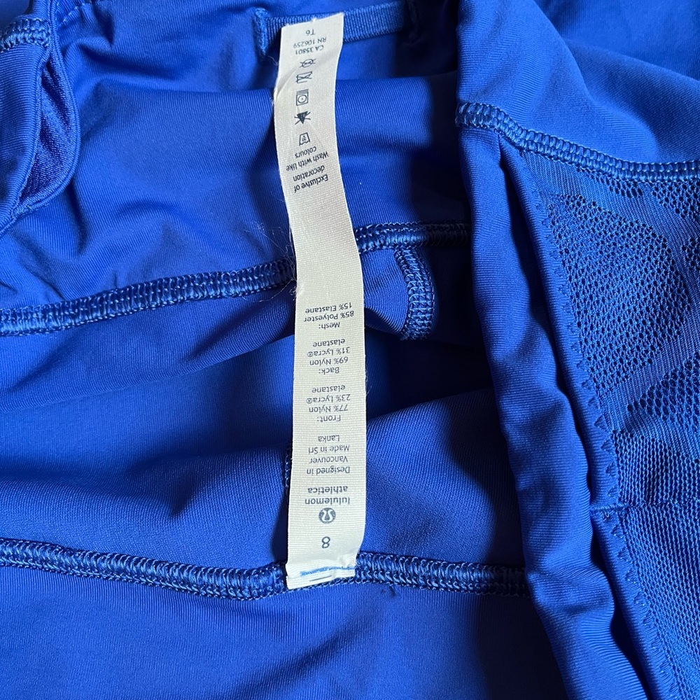 Lululemon Athletica Royal Blue Leggings - Picture 2 of 3